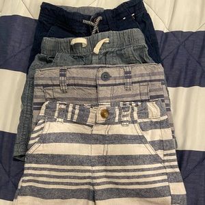Toddler Boys Chambray Short Bundle